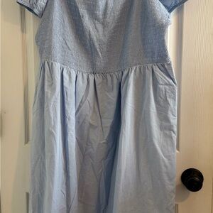 H&M Light Blue Casual Dress